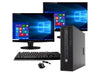 HP EliteDesk 800 G2 Desktop Bundle Core i7 3.4Ghz Windows  with Dual 24