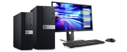 Dell Optiplex 7070 Desktop 9th Gen Core i7 3.0Ghz Bundle with 24